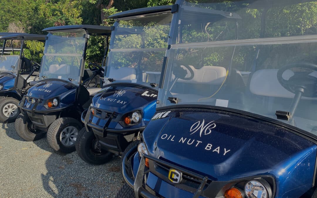 Advancing Sustainability: Introducing Our New Fleet of Electric Vehicles at Oil Nut Bay
